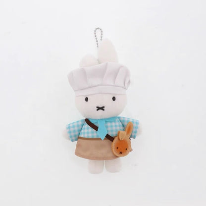 Miffy Bakery｜Kitchen Limited Roasted Bread Mascot Holder /Plush Keychain｜17x15x5cm approx.