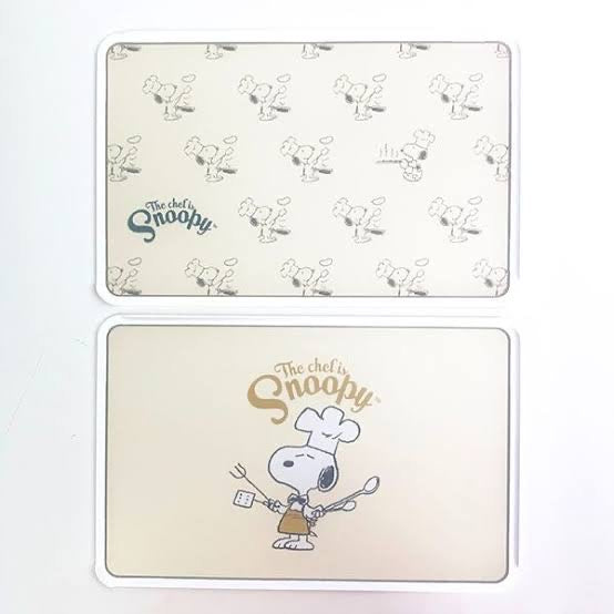 Snoopy｜限定厨房抗菌防滑双面印花切菜板