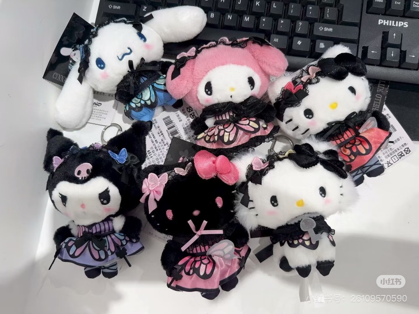 Sanrio｜Butterfly Mascot Holder /Plush Keychain｜11.5×7×15cm approx.