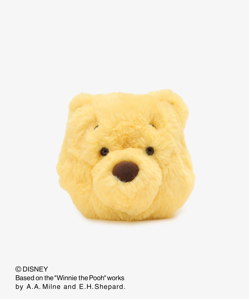 Disney｜噗噗小熊维尼Afternoon Tea联名限定熊头零钱包/内里巨可爱｜	縦13cm/横13.5cm/厚み10.5cm