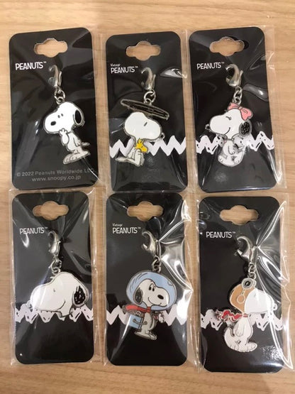 Snoopy史努比｜Peanuts Metal Charm Keychain可爱服装合金钥匙扣挂件/包挂｜约H7.5×W3.5×D0.3cm