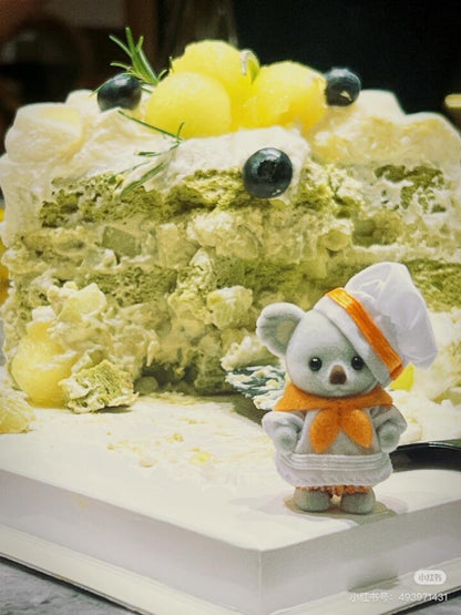 【限购1】SylvanianFamilies森贝儿家族｜ Baby Trio Bakery Epoch Calico Critters烘焙厨师站宝套组