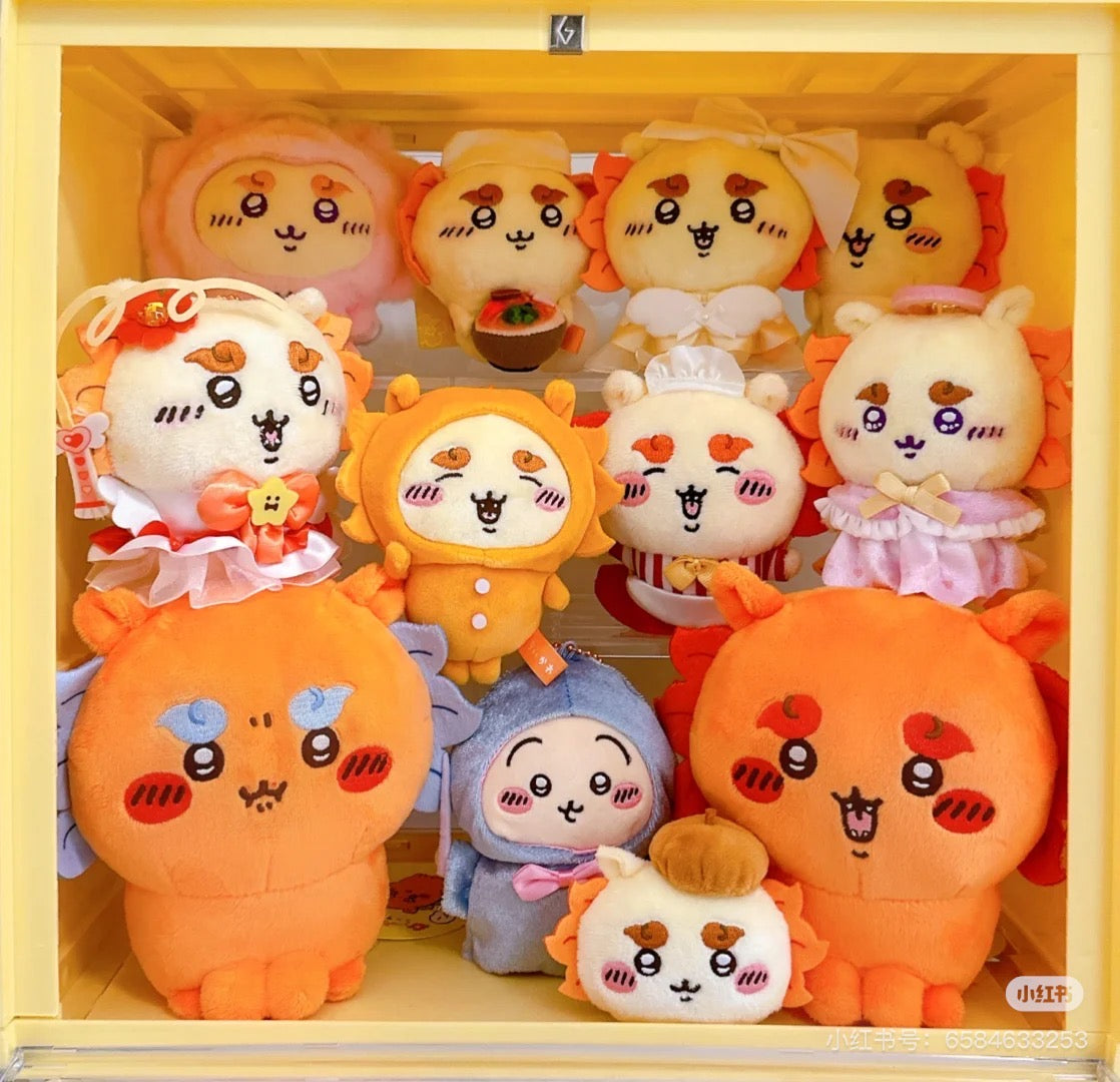 Chiikawa 吉伊卡哇｜风狮祭狮萨/拉面狮萨公仔/玩偶｜约H140 x W150 x D70mm