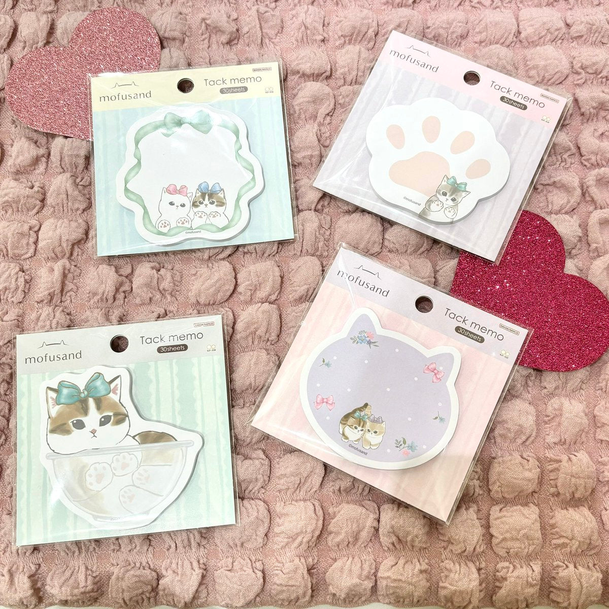 Mofusand｜Die-cut Sticky Notes｜ 30 sheets