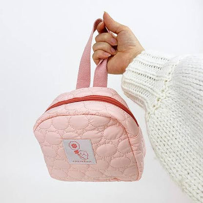 Chiikawa 吉伊卡哇｜布制手持式化妆包/收纳包｜約W170×H150×D80mm