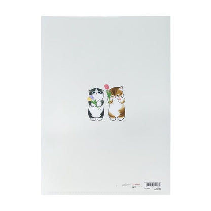 Mofusand｜鲨鱼猫春日花花系列多层式A4文件夹｜約W225×H310mm×D2mm