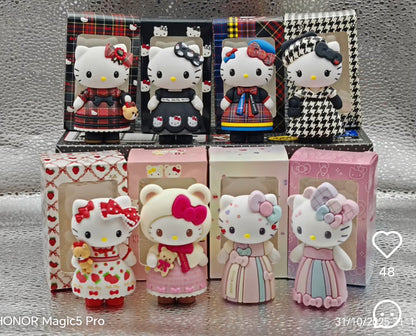 Hello Kitty｜Monochrome Girly Twin Coordinate Birthday Doll mystery bag/blind box/All 8 types｜1pcs