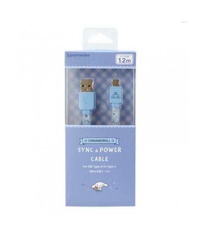 Sanrio｜USB Type-A to Type-C转换器/充电器｜长1.2M