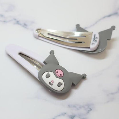Sanrio｜软软硅胶感发夹/发卡/发饰/刘海夹｜1对
