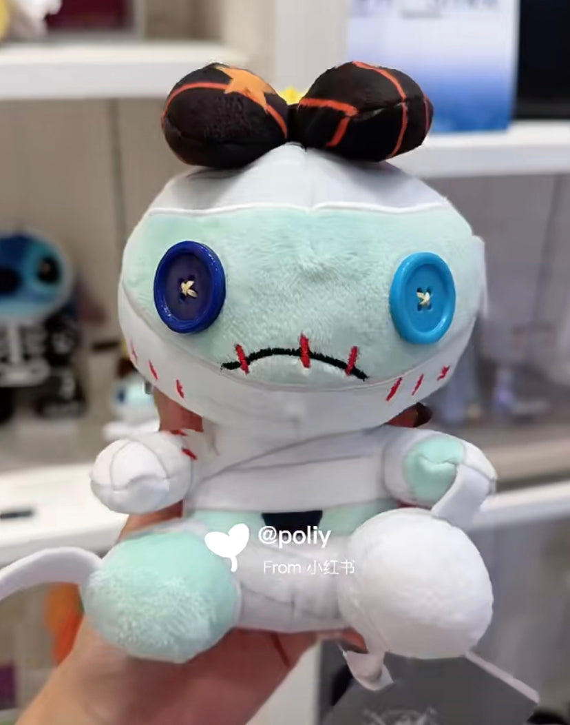 Disney迪士尼｜ Fluffy Plush Toy  / Halloween Skeleton万圣节骷髅玩偶｜ 约25.5×23×15cm