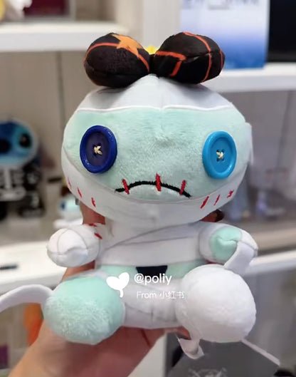 Disney迪士尼｜ Fluffy Plush Toy  / Halloween Skeleton万圣节骷髅玩偶｜ 约25.5×23×15cm