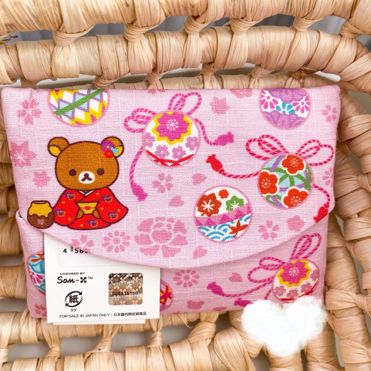 Rilakkuma轻松熊｜茶房限定纸巾包/收纳包｜约W120×H90(mm)