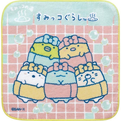 Sumikko gurashi角落生物｜全体不同系列可爱角色小方巾/小手帕｜210×210mm