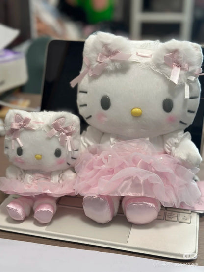 【limit 1】Sanrio｜White Cat Ballerina Plush Dolls/Plush Toy｜W17 x D15 x H21cm approx.