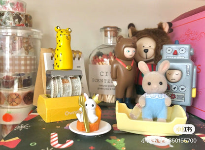 SylvanianFamilies森贝儿家族｜Milk Rabbit Baby牛奶兔宝宝摇篮奶瓶套装/玩具/过家家