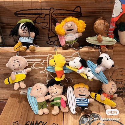 Snoopy｜HAWAII夏威夷限定晒黑的小黑仔们挂件/包挂｜约H19 x W11 x 14cm