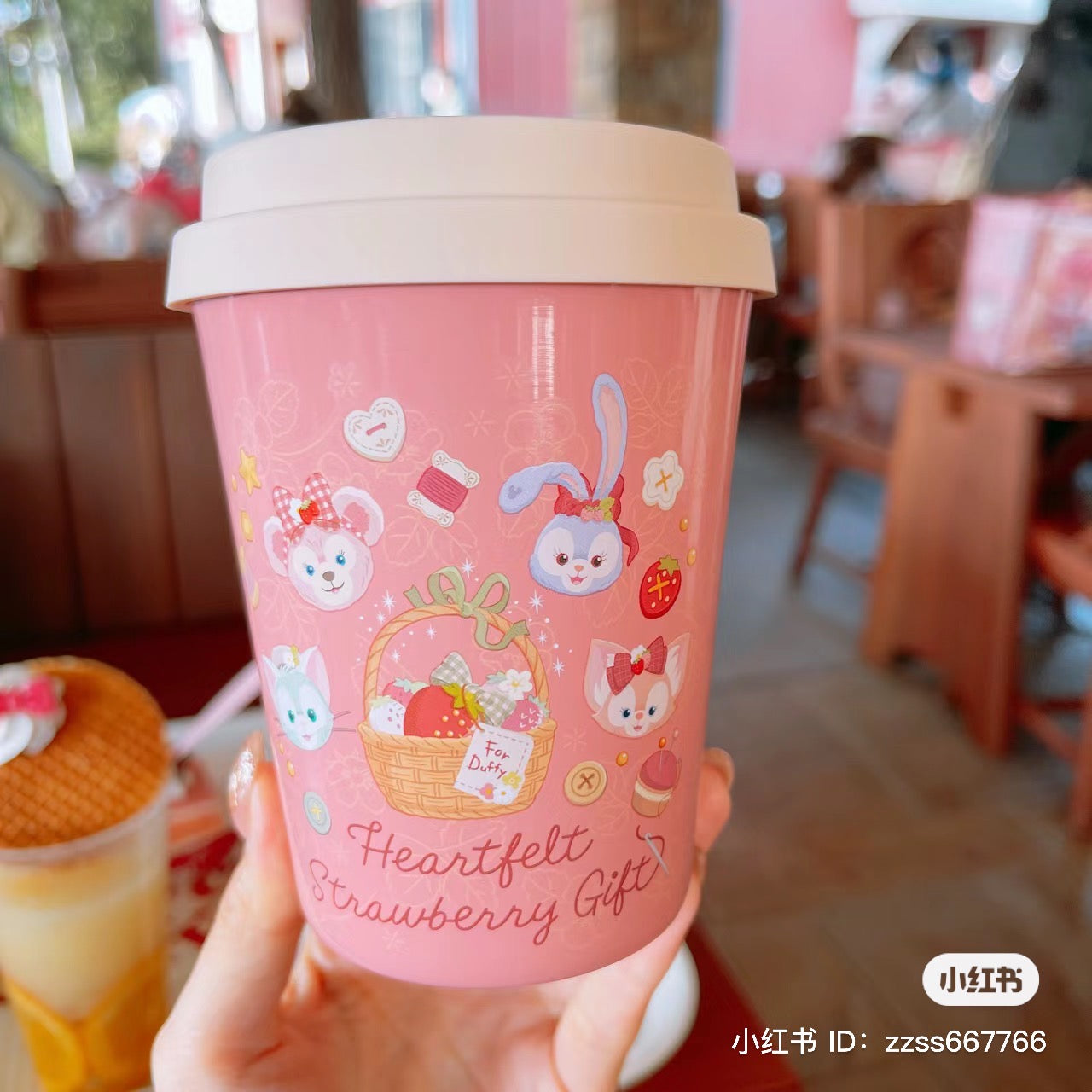 Disney迪士尼｜草莓情人节限定保温随行杯｜370ml