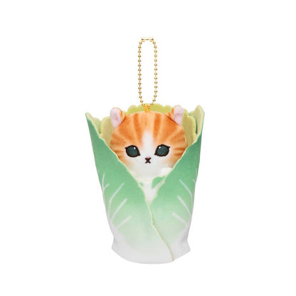 Mofusand｜Mofumofu Marche Freshly Harvested Mascot Holder /Plush Keychain｜120×90×80mm approx.