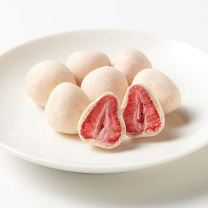Muji｜白巧克力包裹整颗草莓干｜50g【24.09.07】