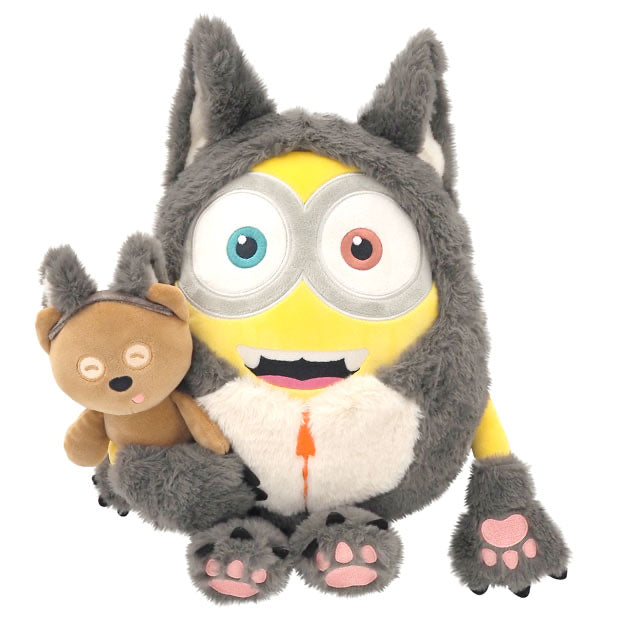 Minions｜超软毛茸茸小恶魔狼人usj万圣节限定公仔｜約W32cm×H45cm×D22cm