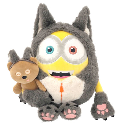 Minions｜超软毛茸茸小恶魔狼人usj万圣节限定公仔｜約W32cm×H45cm×D22cm