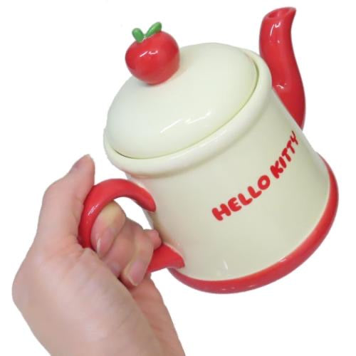 Hello kitty凯蒂猫｜滤网陶瓷小茶壶｜350ml