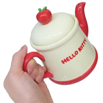 Hello kitty凯蒂猫｜滤网陶瓷小茶壶｜350ml