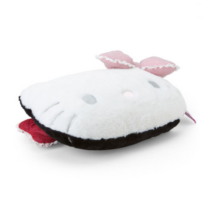 Hello kitty凯蒂猫｜Sanrio Original Face-shaped Cushion - Hello Kitty / Angel and Little Devil天使恶魔双面大脸抱枕｜约43×18×30cm