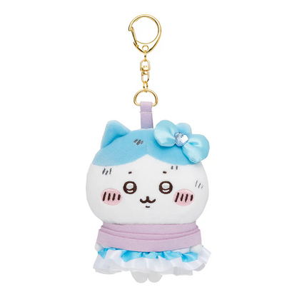 Chiikawa 吉伊卡哇｜Otaku Goods - Chiikawa Caught Mascot Hachiware捆绑小八毛绒玩偶挂件/包挂｜约H120×W80×D55mm