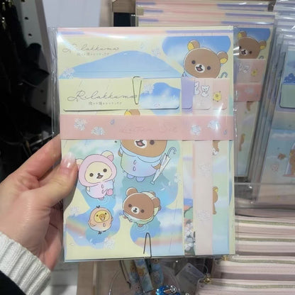 Rilakkuma｜Rainy Day to Sunny Letter Writing Set｜190×142mm approx.