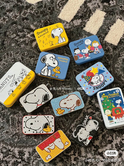 Snoopy｜钻石铁盒限定糖/小物收纳盒｜1盒【24.01】