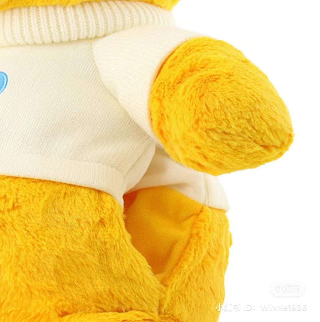 Disney｜毛衣绒线帽fluffy噗噗公仔/玩偶/暖手宝玩偶/手脚都能像手偶一样动