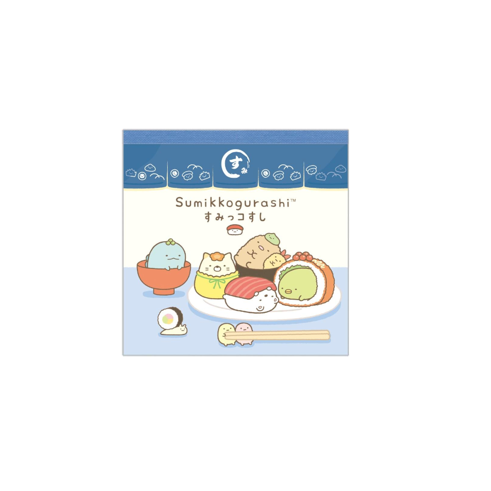 Sumikko gurashi｜Anytime Sushi Square Memo Pad｜100 sheets