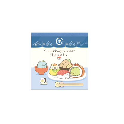 Sumikko gurashi｜Anytime Sushi Square Memo Pad｜100 sheets