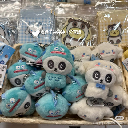 Sanrio｜Panshell Characters Mascot Holder /Plush Keychain｜H100×W75×D65mm approx.
