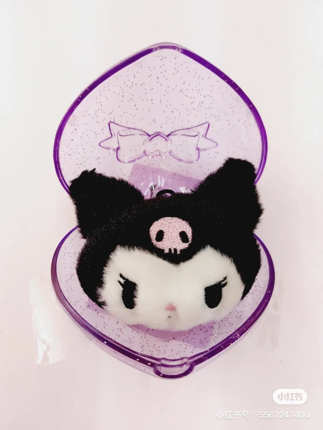 Sanrio三丽鸥｜3d人物系列大脸爱心球挂件｜约8×4.5×7cm