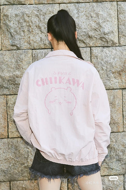 Chiikawa 吉伊卡哇｜薄款拉链外套/开衫