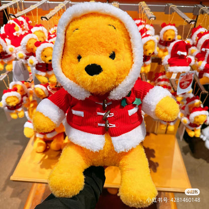 Disney｜2023 圣诞限定winnie the pooh维尼/噗噗玩偶/公仔