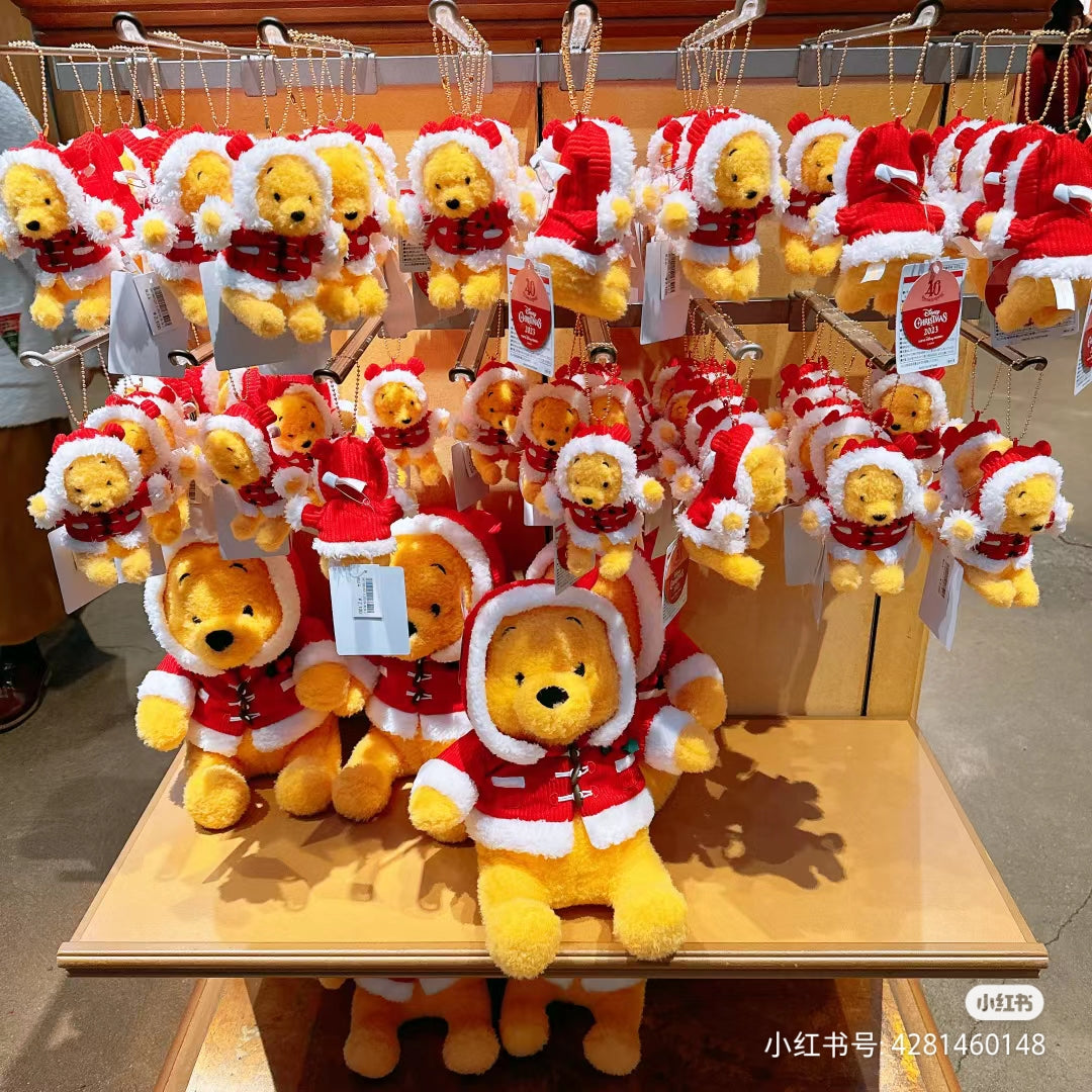 Disney|2023 圣诞限定winnie the pooh维尼/噗噗挂件