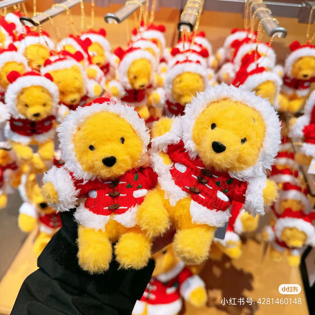 Disney｜2023 圣诞限定winnie the pooh维尼/噗噗挂件