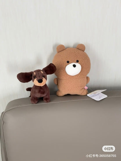 Chiikawa 吉伊卡哇｜超好rua扁扁吉伊小熊/内有铃铛｜约210×W160×D100mm