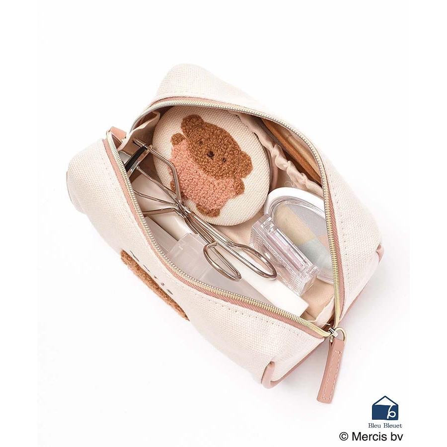 Miffy米菲｜角色刺绣图案化妆包/收纳包｜约8*15*8.5cm