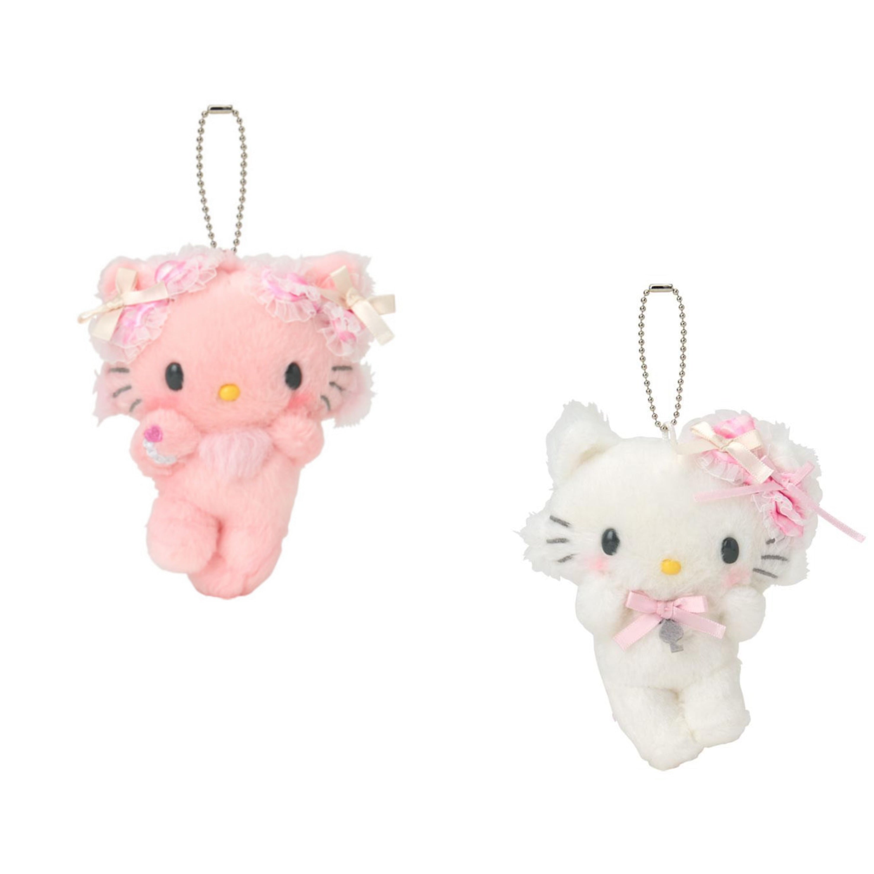 Sanrio｜My Furbaby Charmmy kitty Mascot Holder /Plush Keychain｜11×5.5×13cm approx.