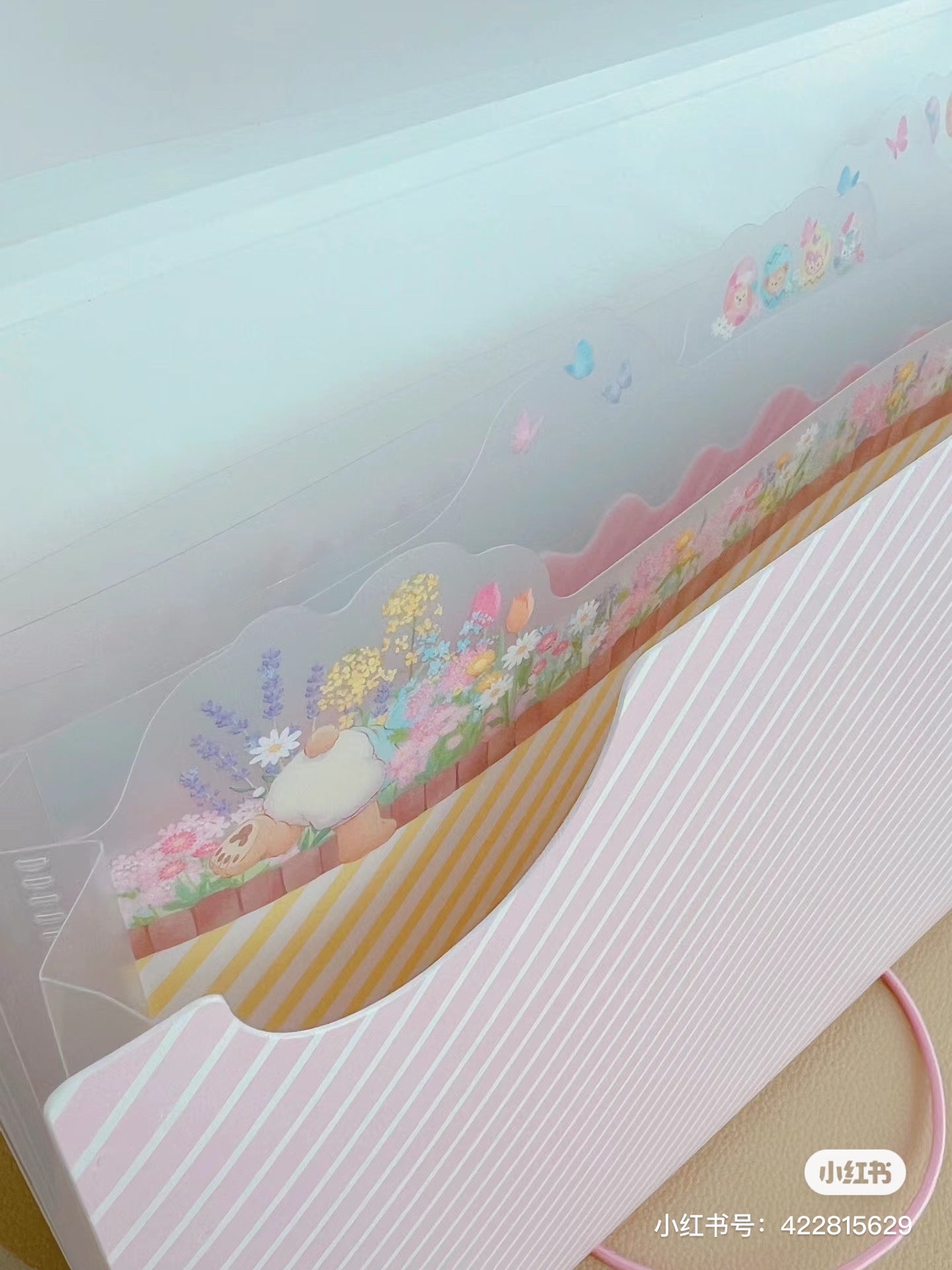 Disney迪士尼｜2024东迪春日复活节限定多卡位文件夹/图案内页/图案书签｜約纵24×奥行3×横さ32cm