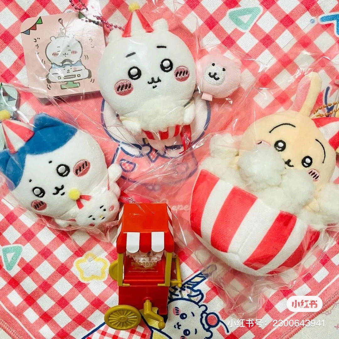 【限购1】Chiikawa 吉伊卡哇｜Rando UkikiMascot游乐园系列毛绒玩偶挂件/包挂｜约H115×W105×D50mm