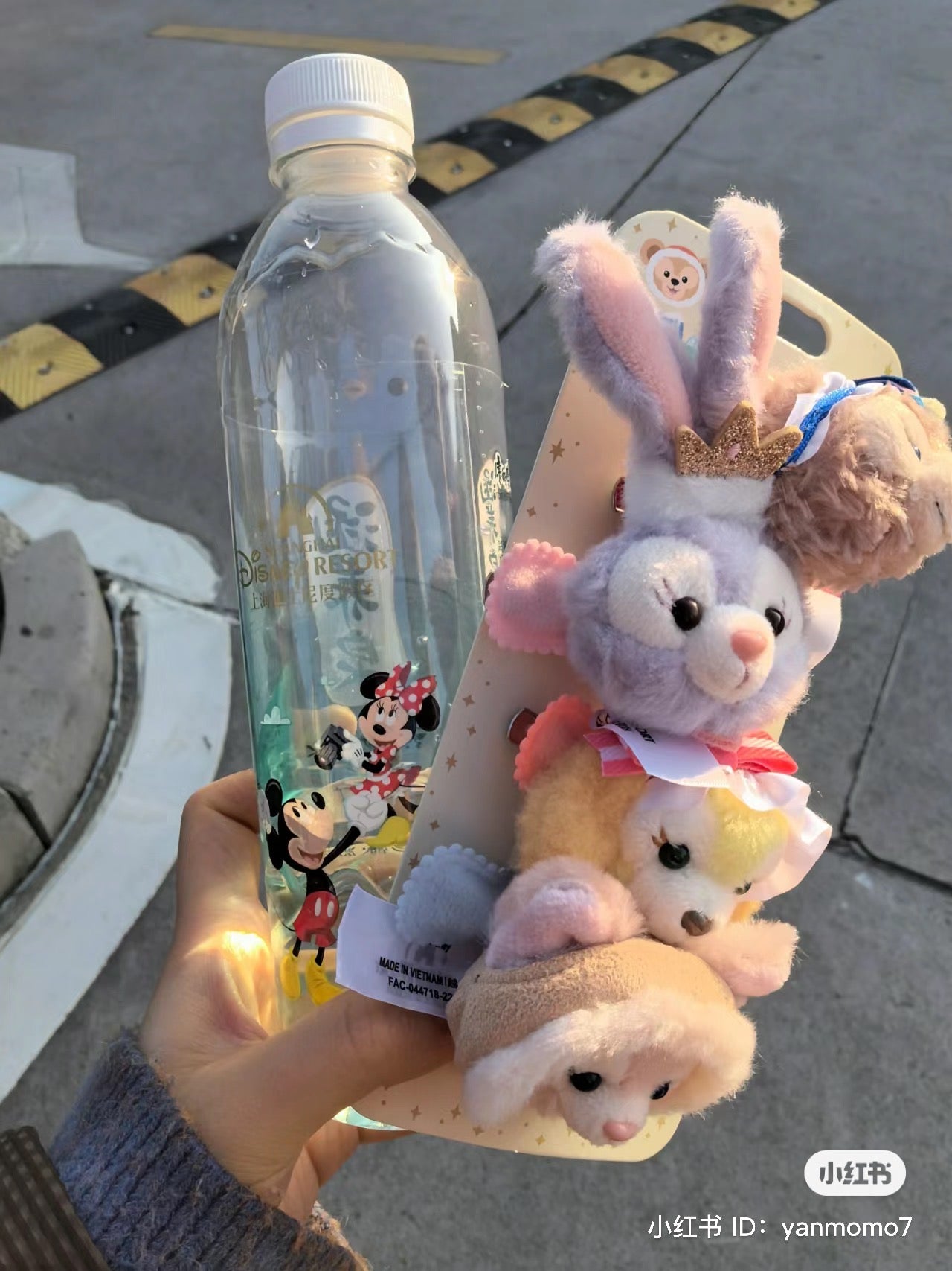Disney SH｜可爱四宝大脸玩偶发夹｜女生4枚组