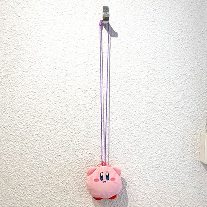 Kirby｜卡比撅嘴汉堡包斜挎包/口金包｜约16cm×14.5cm×7.5cm