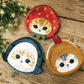 Mofusand｜鲨鱼猫三角饭团式收纳包/背后可放抽纸｜約H135×W170×D20mm
