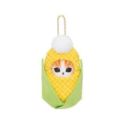 Mofusand｜Mofumofu Marche Freshly Harvested Mascot Holder /Plush Keychain｜120×90×80mm approx.