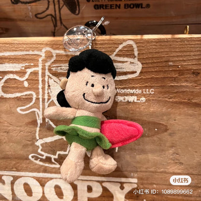 Snoopy｜HAWAII夏威夷限定晒黑的小黑仔们挂件/包挂｜约H19 x W11 x 14cm